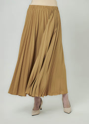 Amber Dune Pleated Skirt - Golden Sand by Minnaba